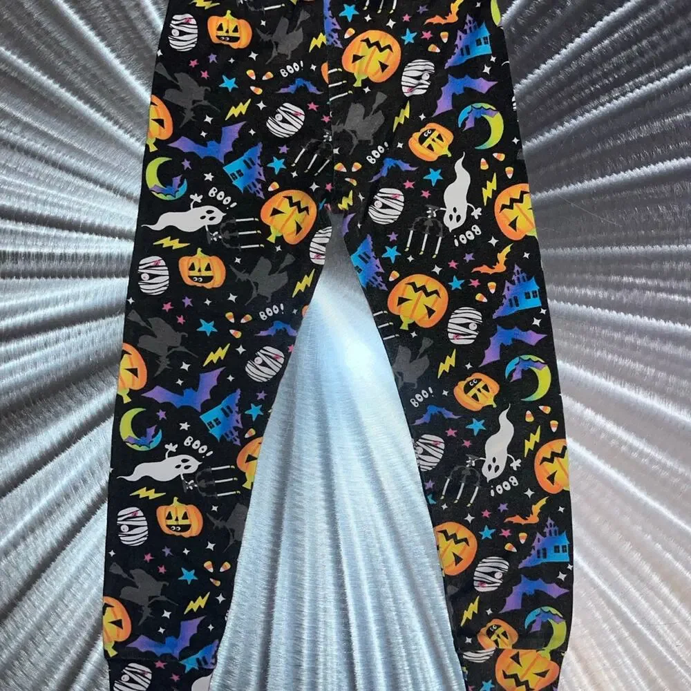Halloween Themed PJ Place Pajama Set Ghosts Pumpkins - Size: 4T